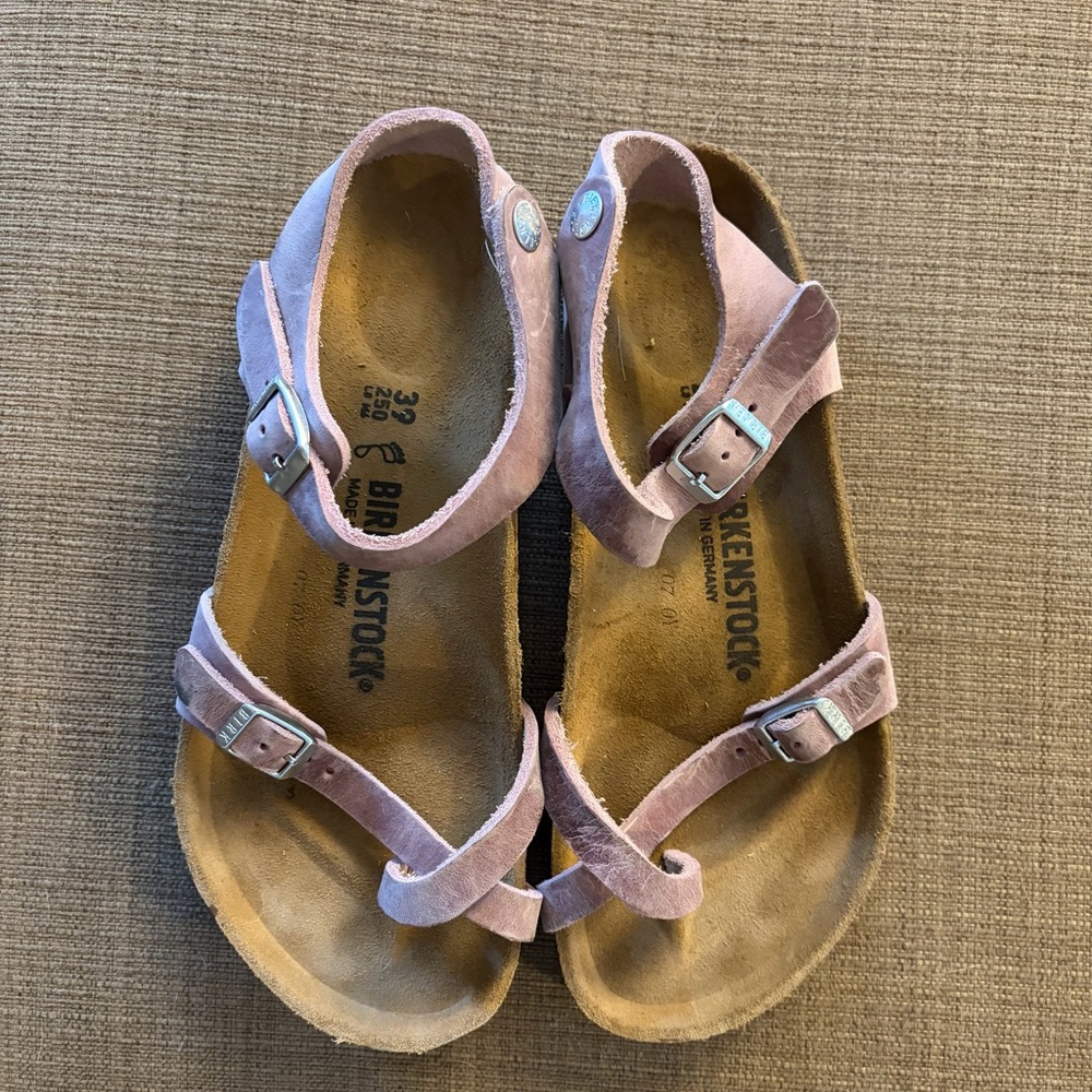 Birkenstock Light Purple Sandals, Size EU 39, US 9